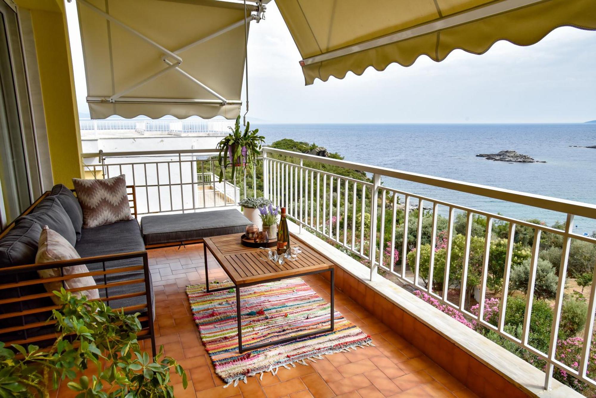 Beach Apartment PalaiónTsiflíkion エクステリア 写真